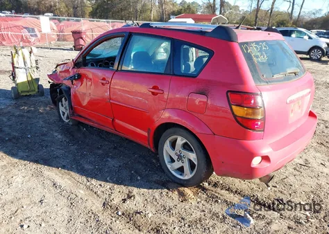 2003 Pontiac Vibe z USA, uszkodzony, nr VIN 5Y2SL62843Z451163